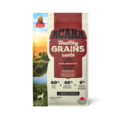 Acana Healthy Grains Recipe Large Breed Adult Dog Food 10.2KG