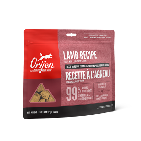 Orijen Grass-Fed Lamb Freeze-Dried Dog Treats 92G