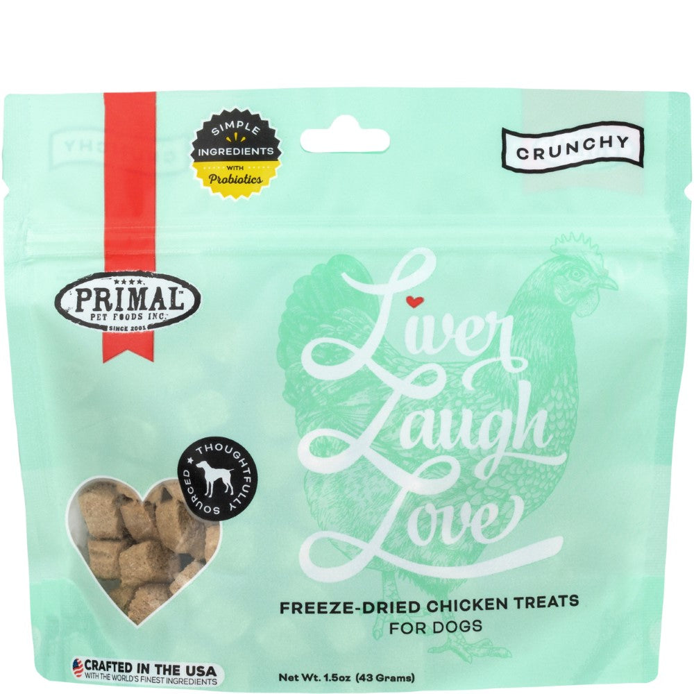 Primal Liver Laugh Love Simply Dog 1.5oz