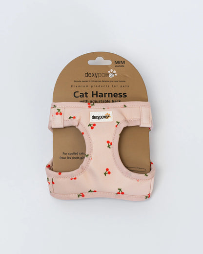Dexypaws Cat Harness - Cherry