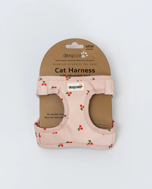 Dexypaws Cat Harness - Cherry