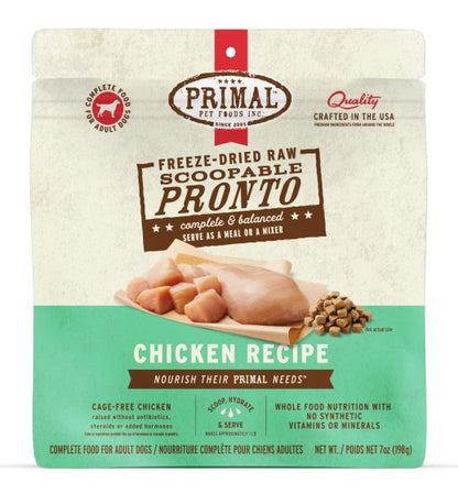 PRIMAL Freeze Dried Raw Pronto Chicken Recipe DOG