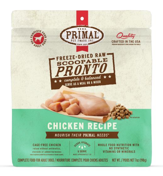 PRIMAL Freeze Dried Raw Pronto Chicken Recipe DOG