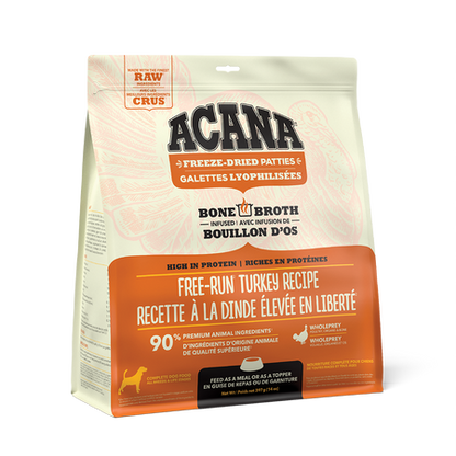 Acana Freeze-Dried Patties Free Run Turkey Recipe Dog Food