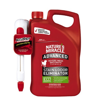 Nature's Miracle Spray ADVANCED DOG S&O ACCUSHOT 170 OZ