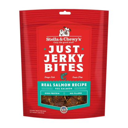 STELLA & CHEWY'S® JUST JERKY BITES REAL SALMON RECIPE DOG TREAT 6 OZ