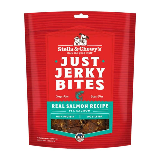 STELLA & CHEWY'S® JUST JERKY BITES REAL SALMON RECIPE DOG TREAT 6 OZ