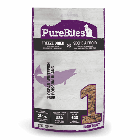 PUREBITES® OCEAN WHITEFISH FREEZE-DRIED CAT TREATS