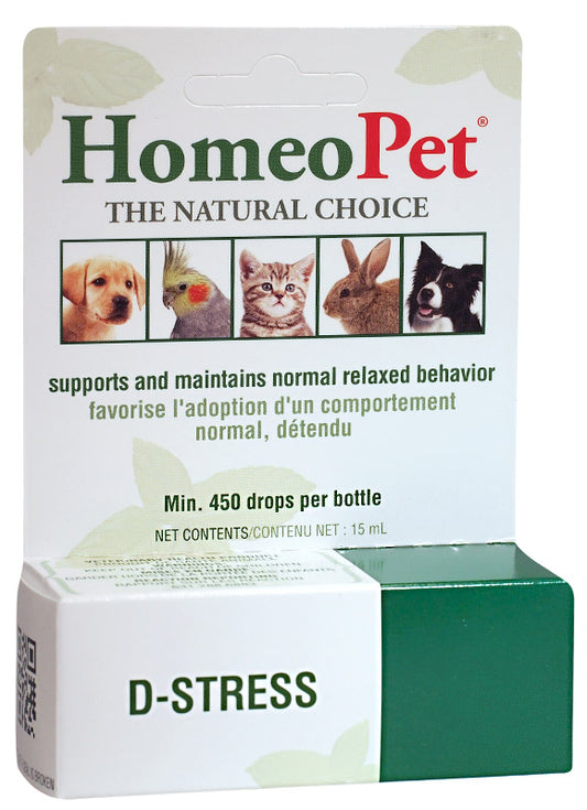 HOMEOPET® D-STRESS 15 ML For Cat & Dog