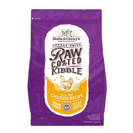 STELLA & CHEWY'S® CAGE-FREE CHICKEN RECIPE RAW COATED KIBBLE DRY CAT FOOD