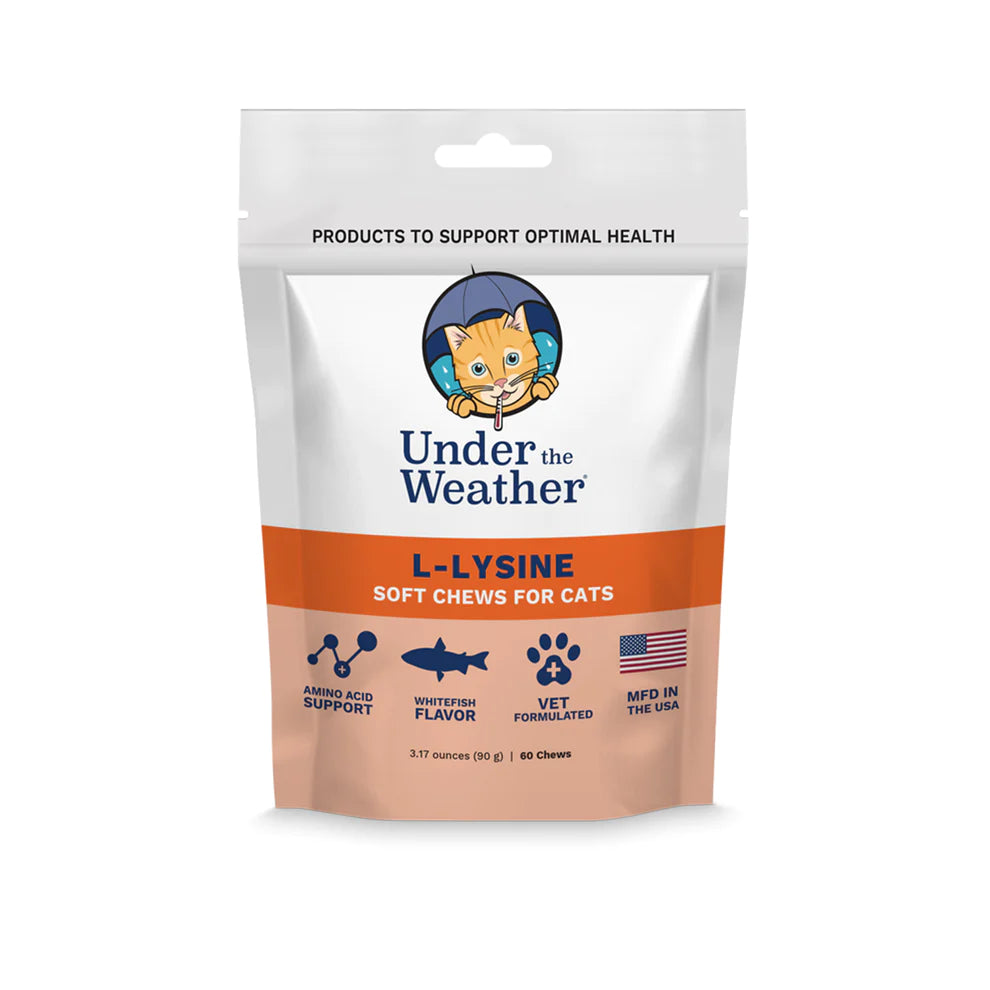 Under the Weather - Soft Chew Cat Supplements - L-Lysine