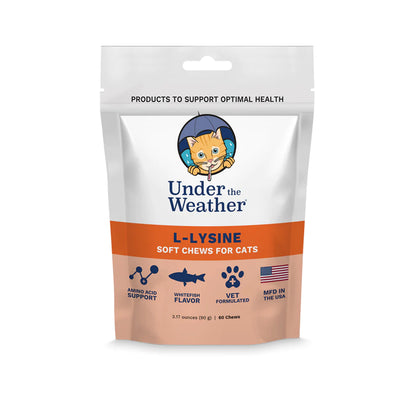 Under the Weather - Soft Chew Cat Supplements - L-Lysine