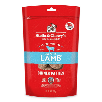 STELLA & CHEWY'S® DANDY LAMB DINNER PATTIES FREEZE-DRIED RAW DOG FOOD