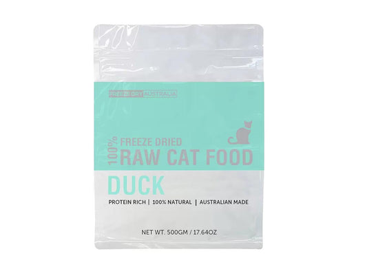 FDA 100% RAW CAT FOOD – DUCK 25G