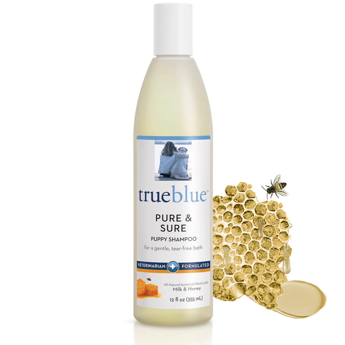 True Blue Puppy Shampoo - Pure & Sure (Milk & Honey)