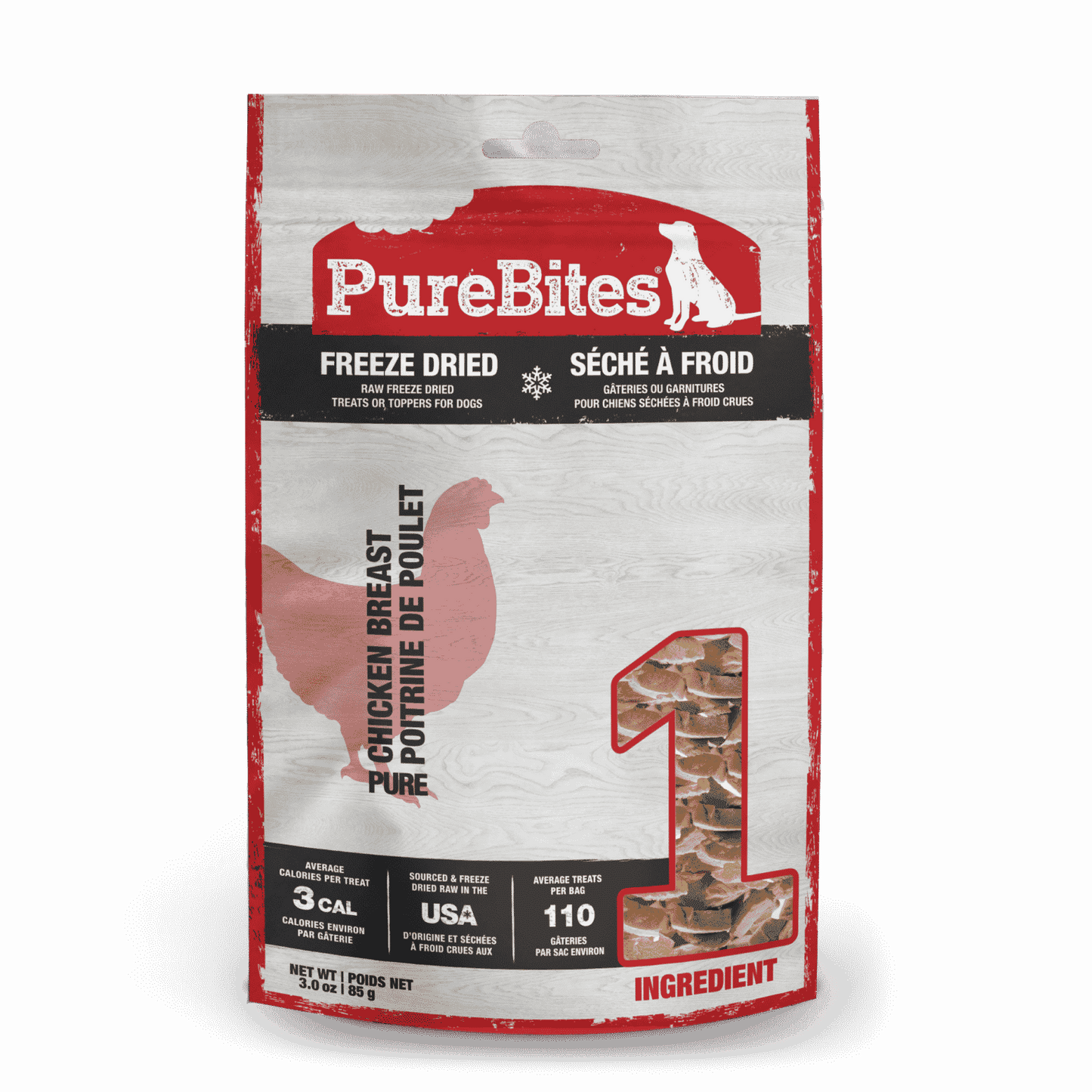 PUREBITES® CHICKEN BREAST FREEZE-DRIED DOG TREAT