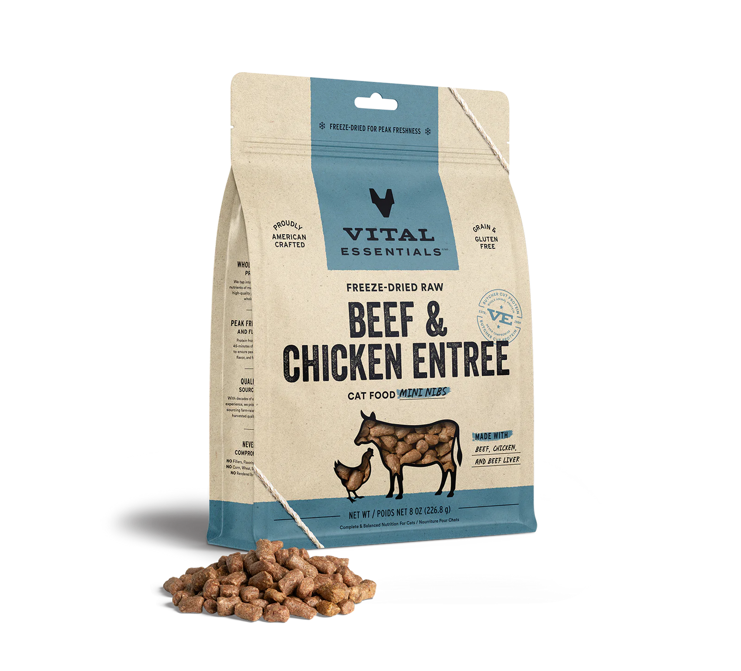 VE FDR Beef & Chicken Mini Nibs Cat Food