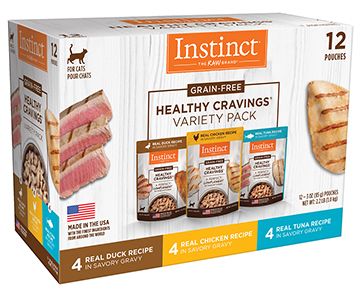 Instinct Healthy Cravings Pouches Real Cat 3oz 3pk