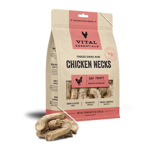 VE FDR Chicken Necks Dog Treats 9 oz