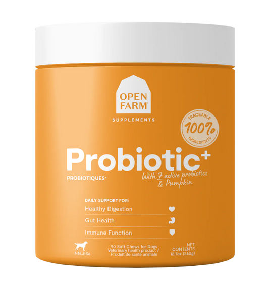 OPEN FARM® PROBIOTIC CHEW SUPPLEMENT FOR DOGS (90 CT)