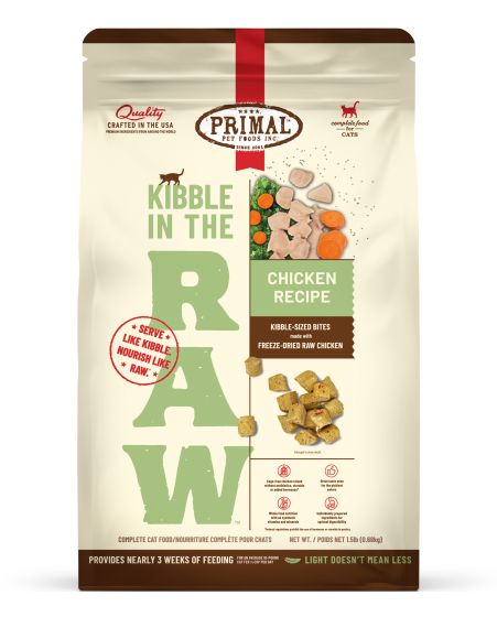 Primal Kibble In The Raw Chicken Recipe Cat