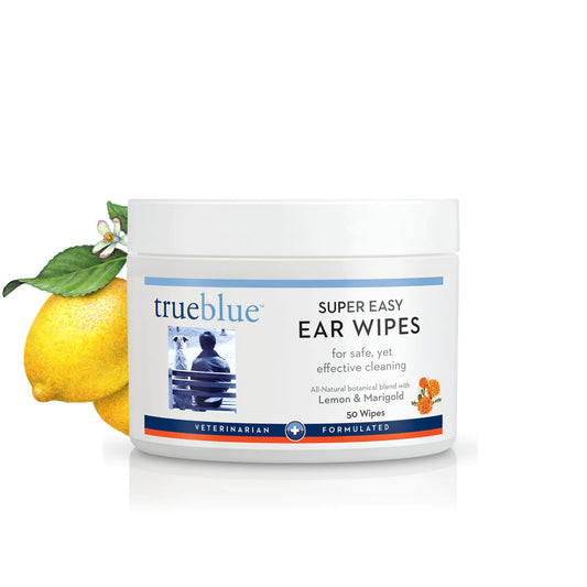 True Blue - Ear Wipes - Super Easy (Lemon & Marigold)