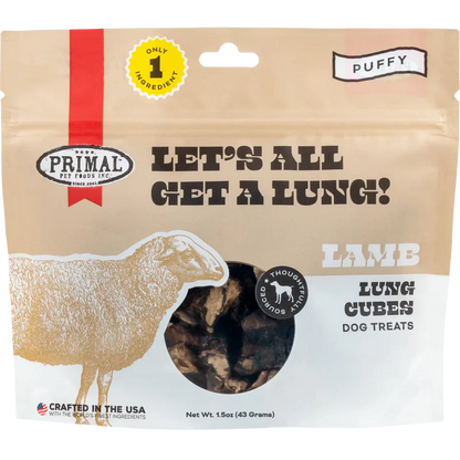 Primal Lets All Get A Lung Dog Treats 1.5oz