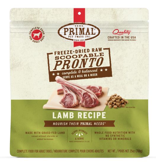 PRIMAL Freeze Dried Raw Pronto Lamb Recipe DOG