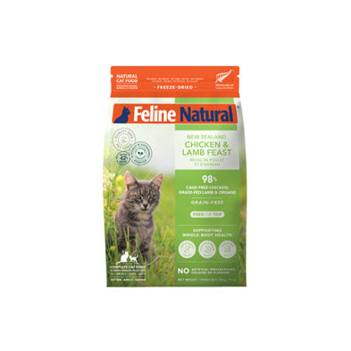 FELINE NATURAL™ CHICKEN & LAMB FEAST FREEZE-DRIED CAT FOOD