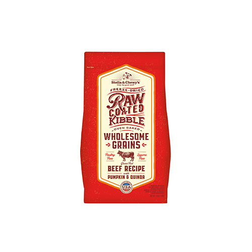 Stella & Chewy's® Grass-Beef Recipe with Pumpkin & Quinoa Raw Coated Kibble Wholesome Grains Dry Dog Food