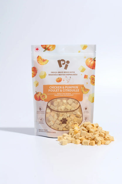 PiPet - MIXED BITES - CHICKEN & PUMPKIN 57G