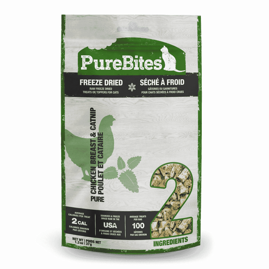 PUREBITES® CHICKEN BREAST & CATNIP FREEZE-DRIED CAT TREAT 37 GM