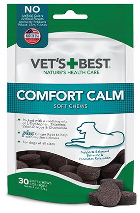 Vets Best Comfort Calm Soft Chews Dog 30pc