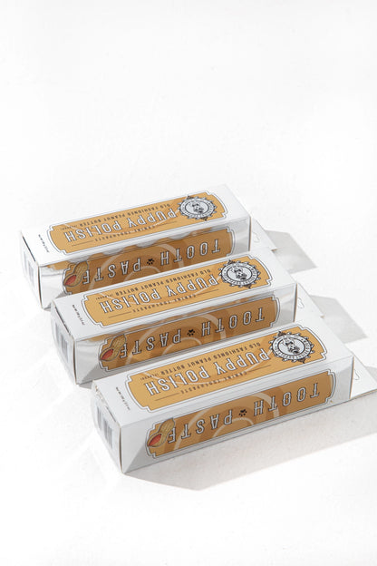 Wag & Bright Puppy Polish Toothpaste - Old Fashioned Peanut Butter