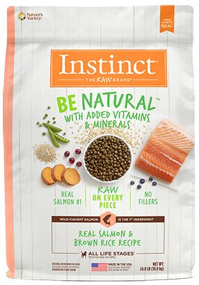 Instinct Be Natural Real Salmon And Brown Rice Dog 24lb