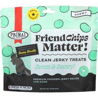 Primal Friendchips Matter Chicken With Broth Dog 4oz