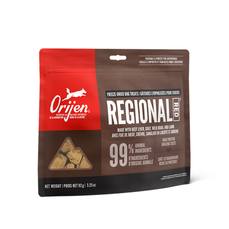 Orijen Regional Red Freeze-Dried Dog Treats 92G