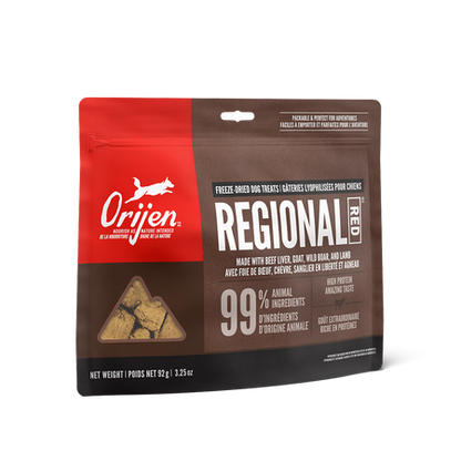 Orijen Regional Red Freeze-Dried Dog Treats 92G