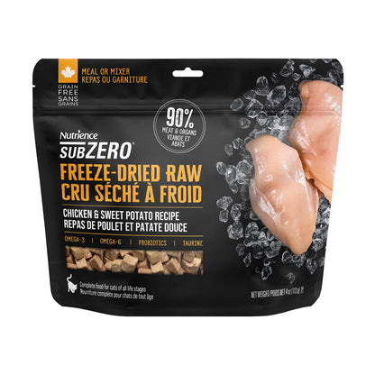 Nutrience SubZero Freeze-Dried Raw Cat Food - Chicken & Sweet Potato Recipe