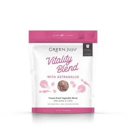 Green Juju Dog Freeze Dried Vitality Blend with Astragulas