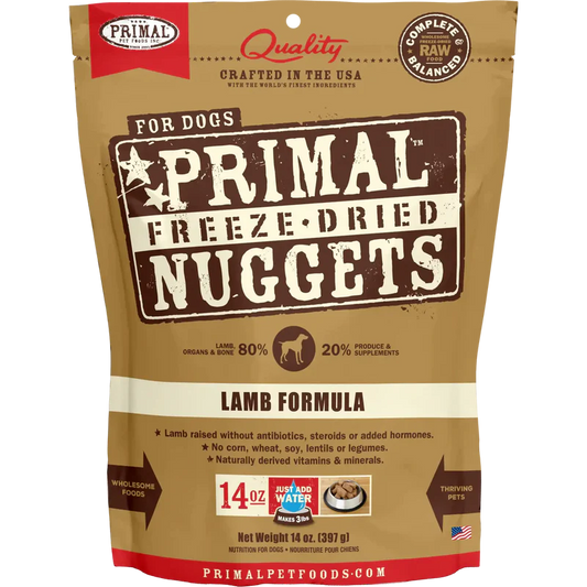 Primal Freeze Dried Lamb Nuggets Dog