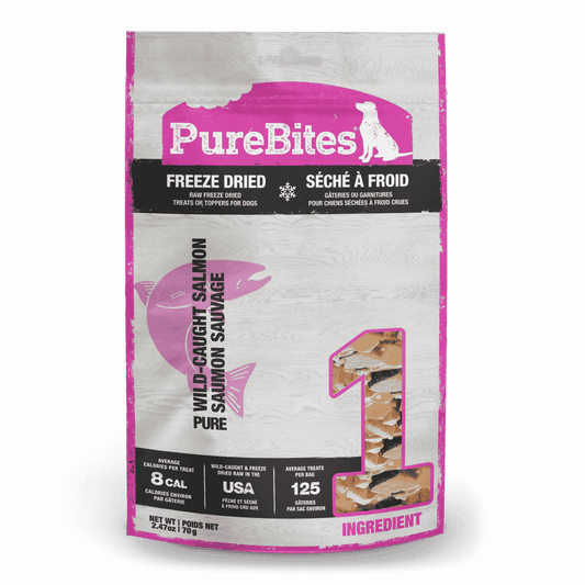 PUREBITES® SALMON FREEZE-DRIED DOG TREATS