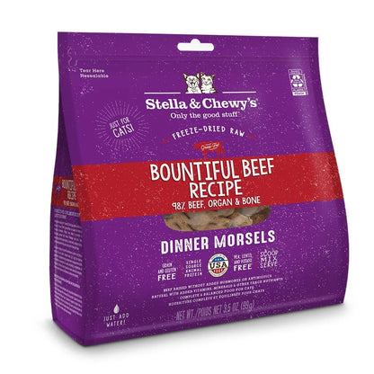 STELLA & CHEWY'S® BOUNTIFUL BEEF FREEZE-DRIED RAW DINNER MORSELS FOR CATS