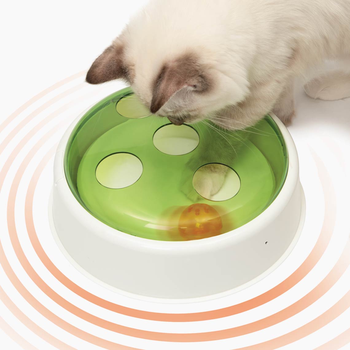 Catit Ball Dome Cat Toy with Swiveling Plate