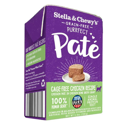 STELLA & CHEWY'S® PURRFECT PÂTÉ CAGE-FREE CHICKEN WET CAT FOOD  5.5 OZ x6