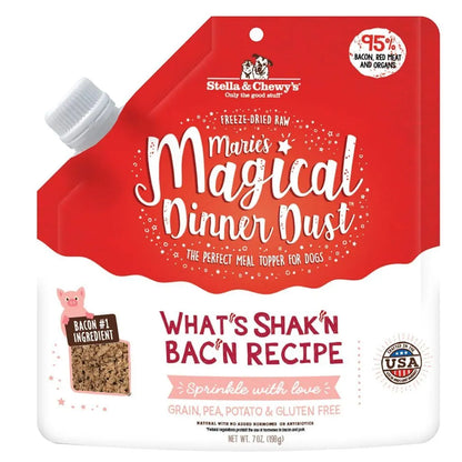 STELLA & CHEWY'S® MARIE'S MAGICAL DINNER DUST WHAT'S SHAK'N BAK'N FREEZE-DRIED TOPPER FOR DOGS 7 OZ