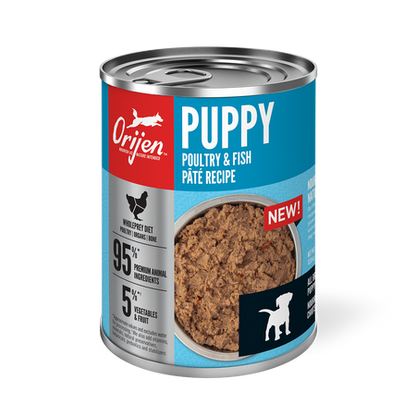 Orijen Poultry & Fish Pate Recipe Puppy Dog Wet Food*3pk