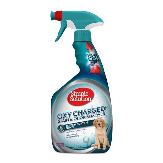 Simple Solution Oxy Charged Stain And Odor Remover Spray Dog 32oz