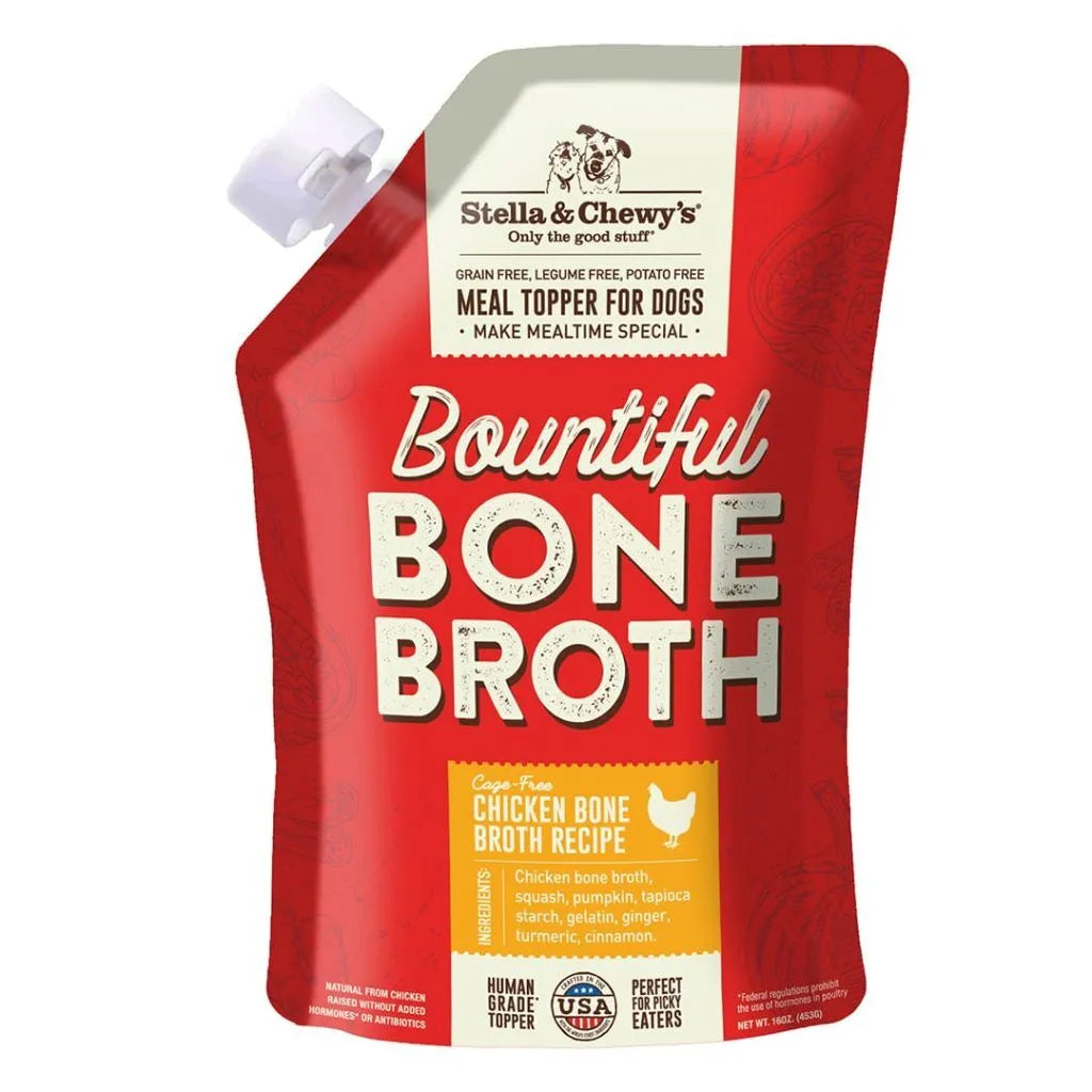 STELLA & CHEWY'S® BOUNTIFUL BONE BROTH GRASS FED BEEF BONE BROTH RECIPE 16 OZ