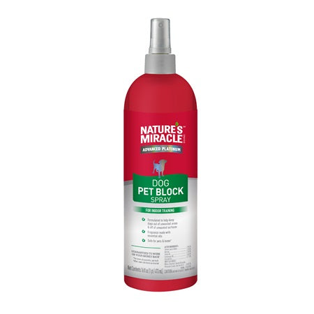 Nature's Miracle  ADV PLAT DOG PET BLOCK SPRAY 16 oz